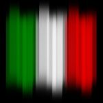 Italian Flag Shows Blank Space And Copyspace Stock Photo