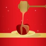 Honey And Apple Stock Photo