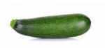 Zucchini Courgette Isolated On The White Background Stock Photo