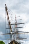 London - July 30 : View Of The Cutty Sark In London On July 30, Stock Photo