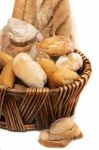 Fresh Assortment Of Baked Bread Varieties Stock Photo