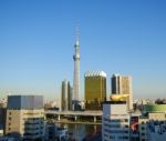 Tokyo Sky Tree In Tokyo, Japan Stock Photo