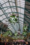 Christmas Decorations At Covent Garden Stock Photo