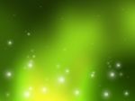 Space Green Means Starry Cosmos And Abstract Stock Photo