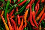 Detail Of Fresh Chilies Stock Photo