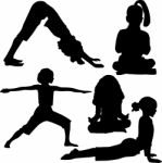 Childs Yoga And Gymnastics Stock Photo