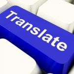 Translate Computer Key Stock Photo