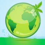 Green Globe Stock Photo