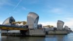 View Of The Thames Barrier Stock Photo