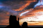 Scenic View Of Monument Valley Utah Usa Stock Photo