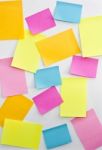 Multicolored Sticky Note Stock Photo