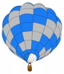 Hot Air Balloon Illustration Isolated Stock Photo