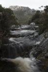 Lake Lilla In Cradle Mountain, Tasmania Stock Photo