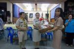 Student 9-10 Years Old, Teacher Award In Scouting, Scout Camp In Bangkok Thailand Stock Photo