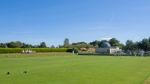 Isle Of Thorns, Sussex/uk - September 11 : Lawn Bowls Match At I Stock Photo