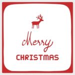 Merry Christmas Greeting Card47 Stock Photo