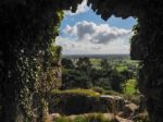 Ancient Ruins At Beeston Castle Stock Photo