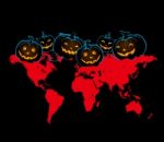 Halloween In The World Stock Photo