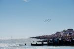 Airbourne Airshow At Eastbourne 2014 Stock Photo