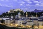 Hohensalzburg Fortress In Salzburg Stock Photo