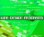 Web Design Programs Shows Software Development And Designers Stock Photo