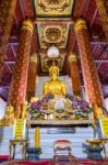 Phra Phuttha Nimit, Beautiful Buddha Statue In Chapel At Wat Na Phra Men Temple Stock Photo