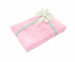 Towel Wrap Plastic Ribbon For Gift On White Background Stock Photo