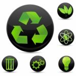 Recycle Icons Stock Photo