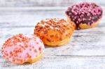 Mixed Donuts Stock Photo