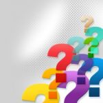 Question Marks Represents Frequently Asked Questions And Answer Stock Photo