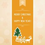 Christmas Greeting Card6 Stock Photo