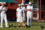 Lawn Bowls Match Stock Photo