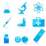 Medical Icons Stock Photo