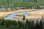 Firehole River, Yellowstone/usa - September 28 : View Of The Fir Stock Photo