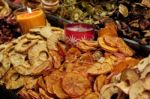 Istanbul, Turkey - May 25 : Dried Fruit For Sale In The Spice Bazaar In Istanbul Turkey On May 25, 2018 Stock Photo