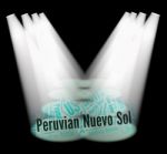 Peruvian Nuevo Sol Indicates Worldwide Trading And Currencies Stock Photo