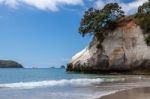 Cathedral Cove Beach Near Hahei In New Zealand Stock Photo