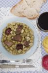 Typical Stew Of Fava Beans Stock Photo