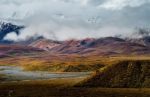 Polychrome In The Clouds  Stock Photo