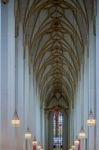 Interior Of The Frauenkirche In Munich Stock Photo