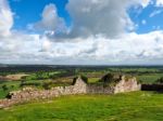 Ancient Ruins At Beeston Castle Stock Photo