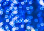 Abstract Background Blue Bokeh Stock Photo