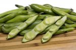 Broad Beans Stock Photo