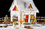 Gingerbread House Stock Photo