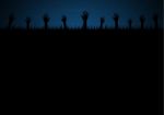 Halloween Zombie Hand Graveyard Grass Stock Photo