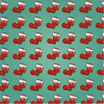 Christmas Socks Background Stock Photo