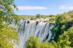 Victoria Falls In Zimbabwe Stock Photo