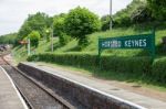 Horsted Keynes Railway Station Sign Stock Photo