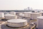 Industrial Oil In Petrochemical For Background Stock Photo