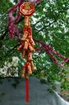 Festive Chinese New Year Decoration In Singapore Stock Photo